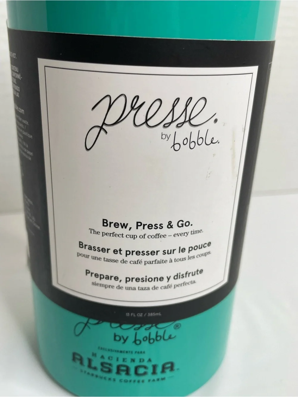 Presse by bobble Teal Travel French Press Tumbler